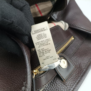 Pre-owned Burberry Canterbury Brown Leather  handbag | stylenewstar