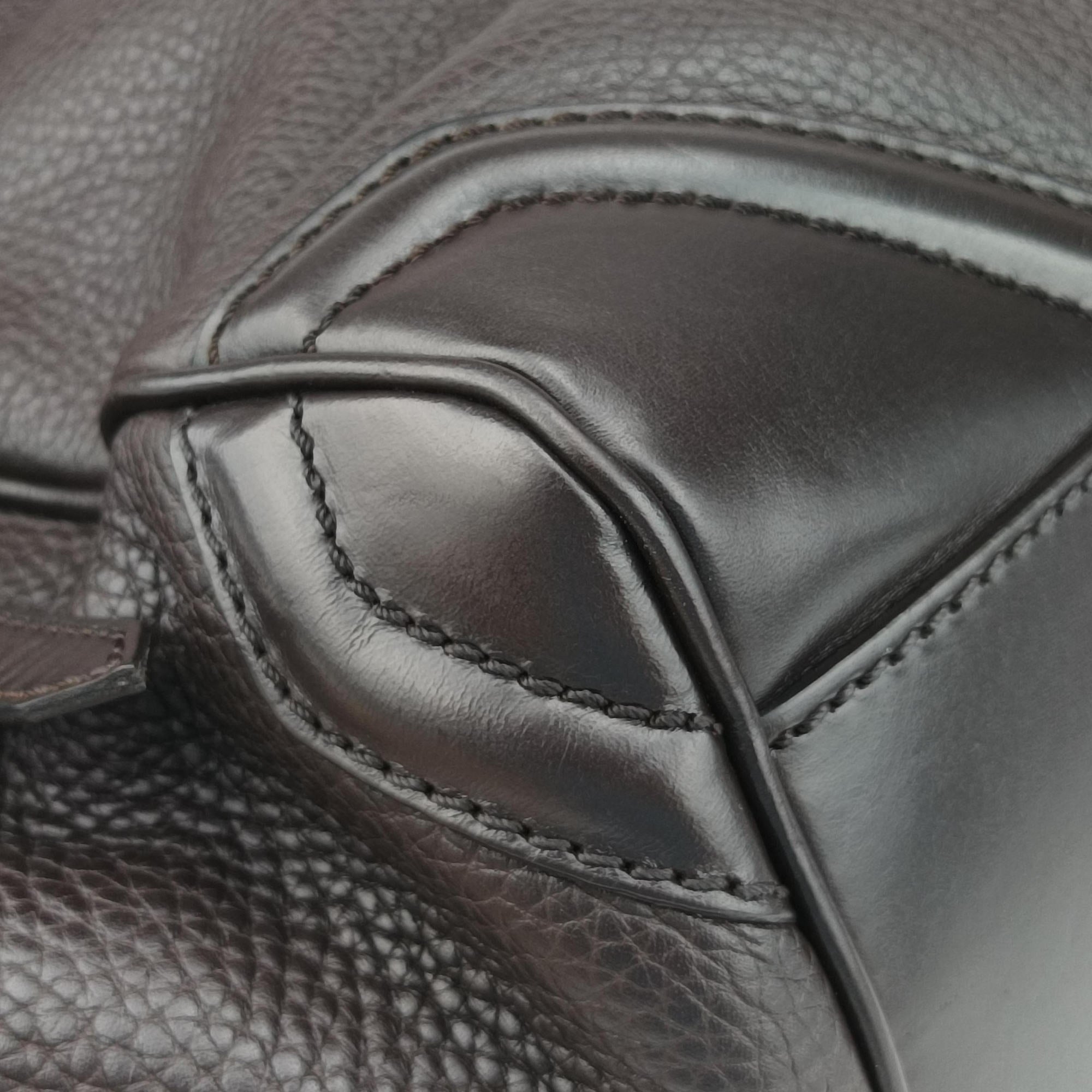 Pre-owned Burberry Canterbury Brown Leather  handbag | stylenewstar