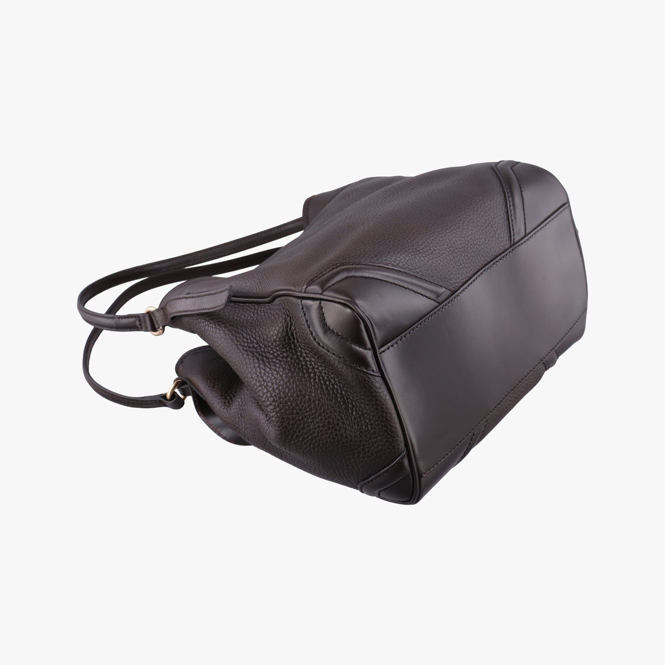 Pre-owned Burberry Canterbury Brown Leather  handbag | stylenewstar