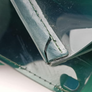 Pre-owned Delvaux The Hero Brillant Green PVC (Vinyl Chloride) × Rubber  shoulderbag | stylenewstar