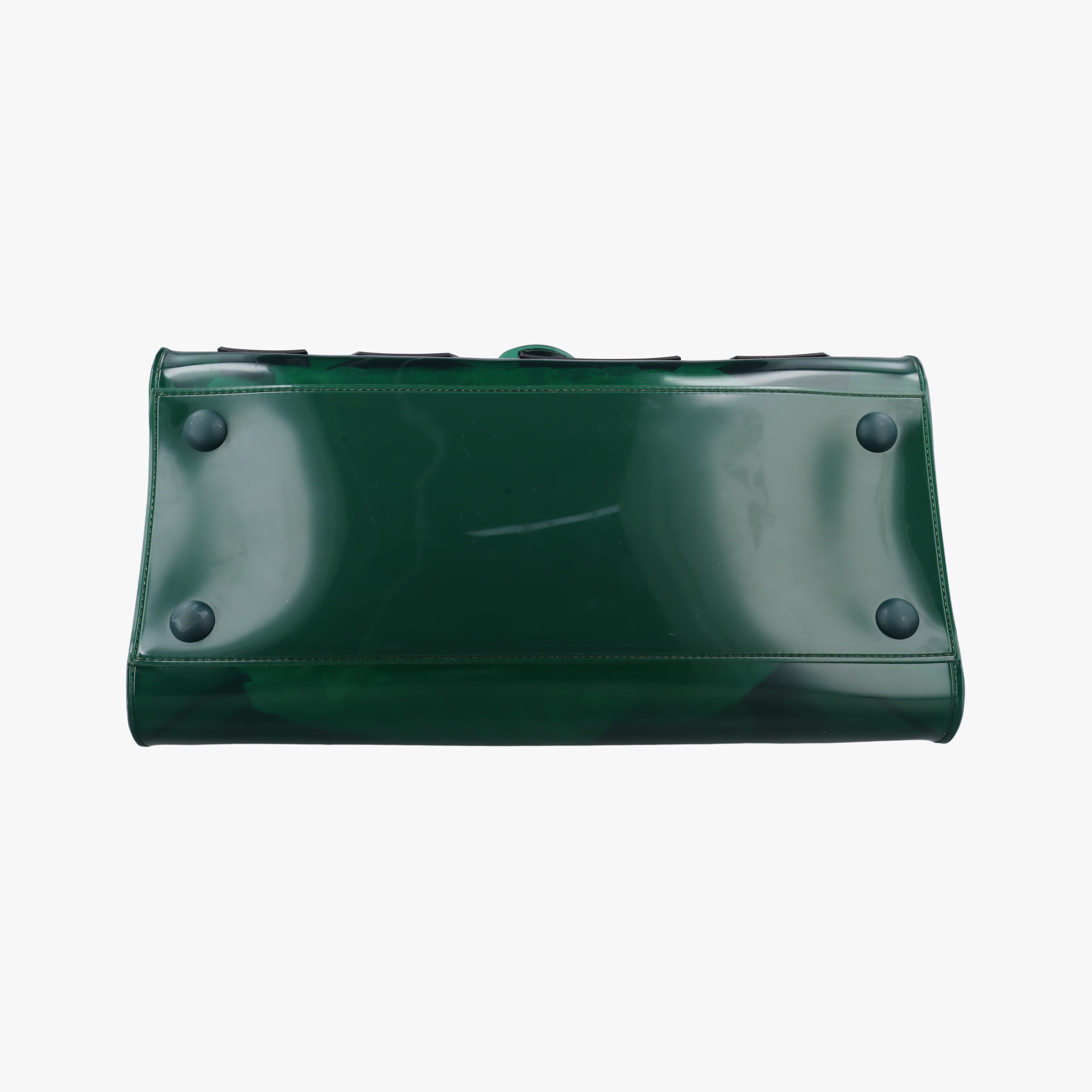 Pre-owned Delvaux The Hero Brillant Green PVC (Vinyl Chloride) × Rubber  shoulderbag | stylenewstar