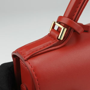 Pre-owned Delvaux Tampete Red Leather  shoulderbag | stylenewstar