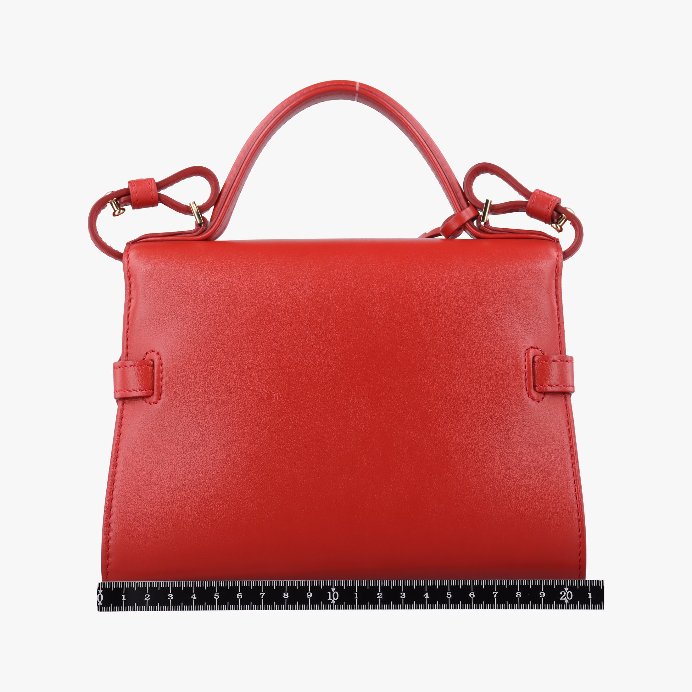 Pre-owned Delvaux Tampete Red Leather  shoulderbag | stylenewstar