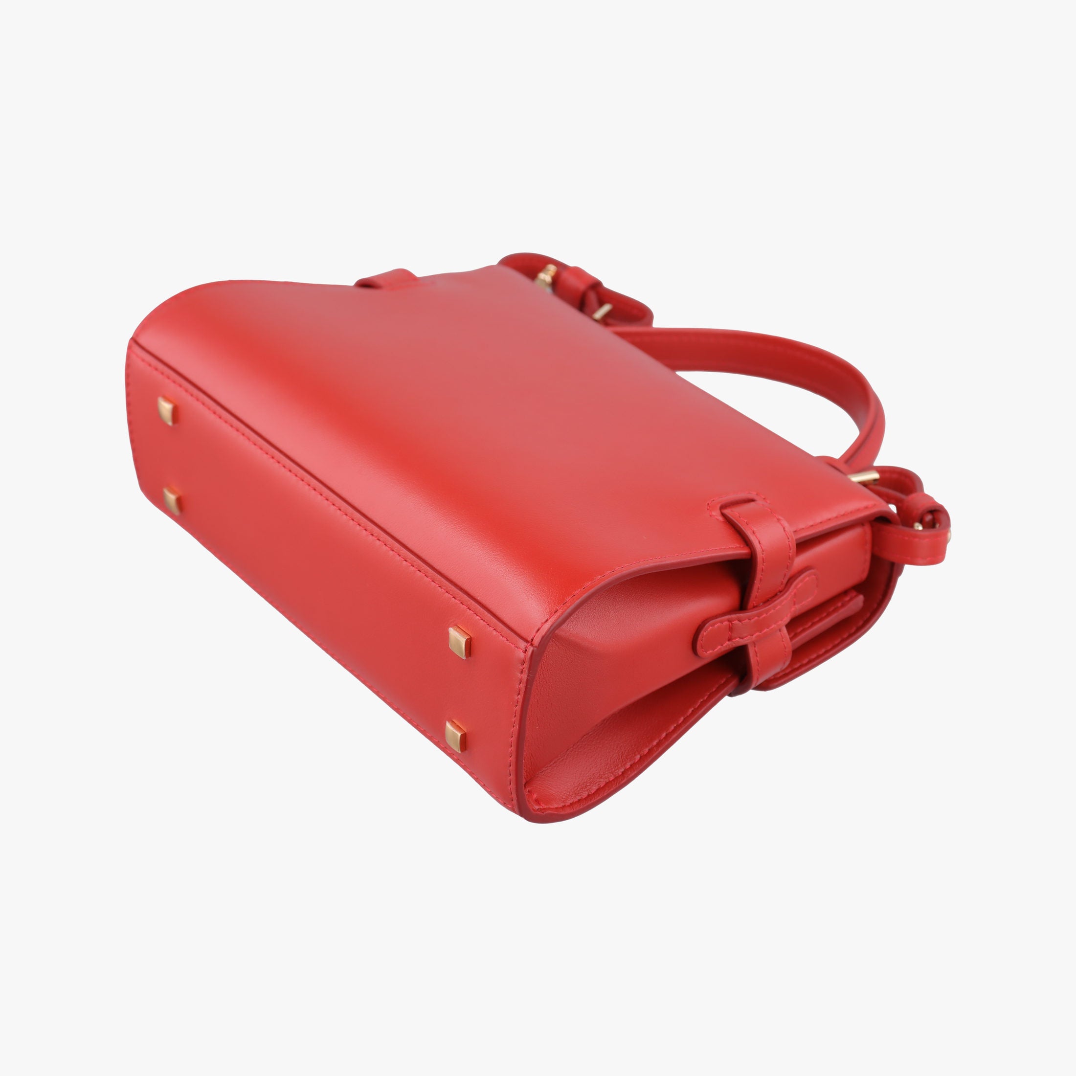 Pre-owned Delvaux Tampete Red Leather  shoulderbag | stylenewstar
