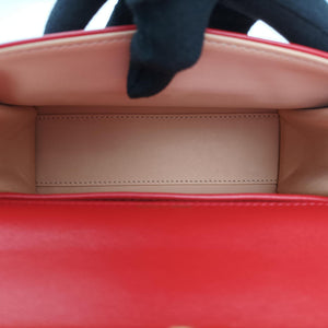 Pre-owned Delvaux Tampete Red Leather  shoulderbag | stylenewstar