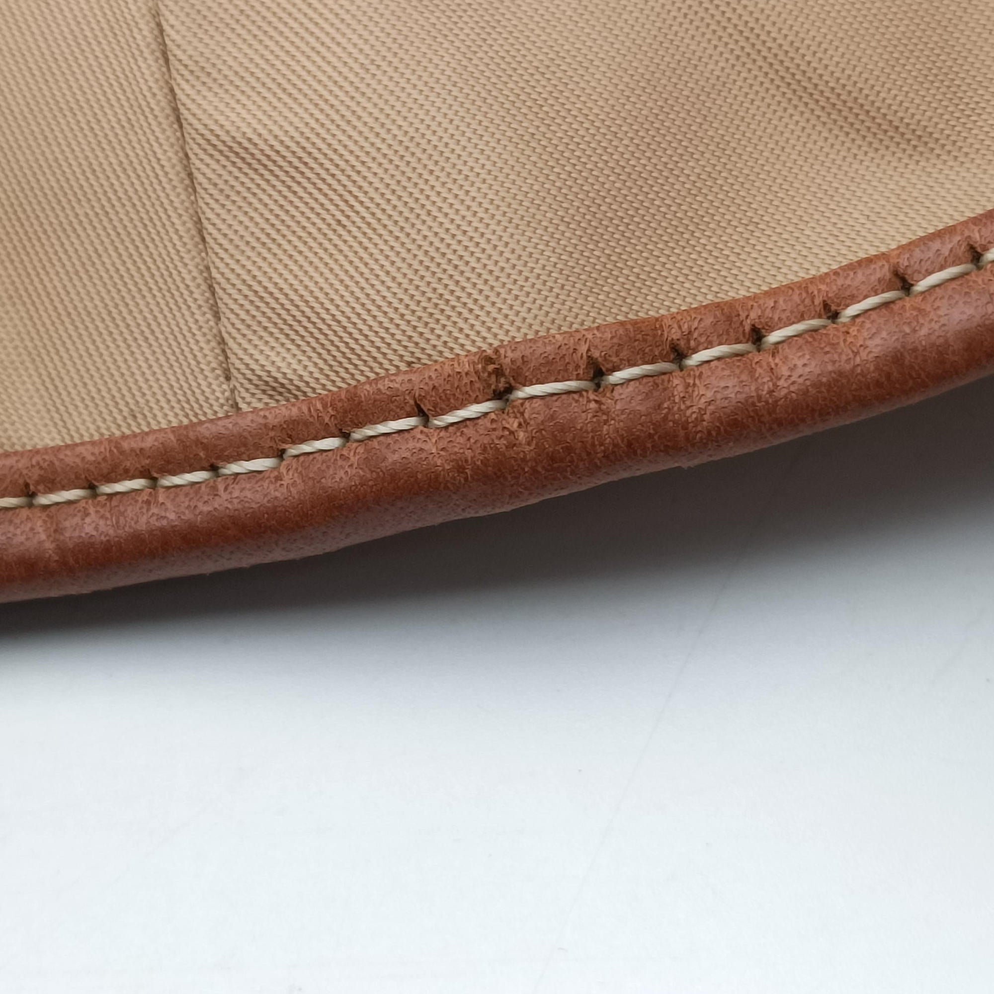 Secondhand Christian Dior Romantique Trotter Beige x White x Pink PVC Coated Canvas x leather  handbag | stylenewstar