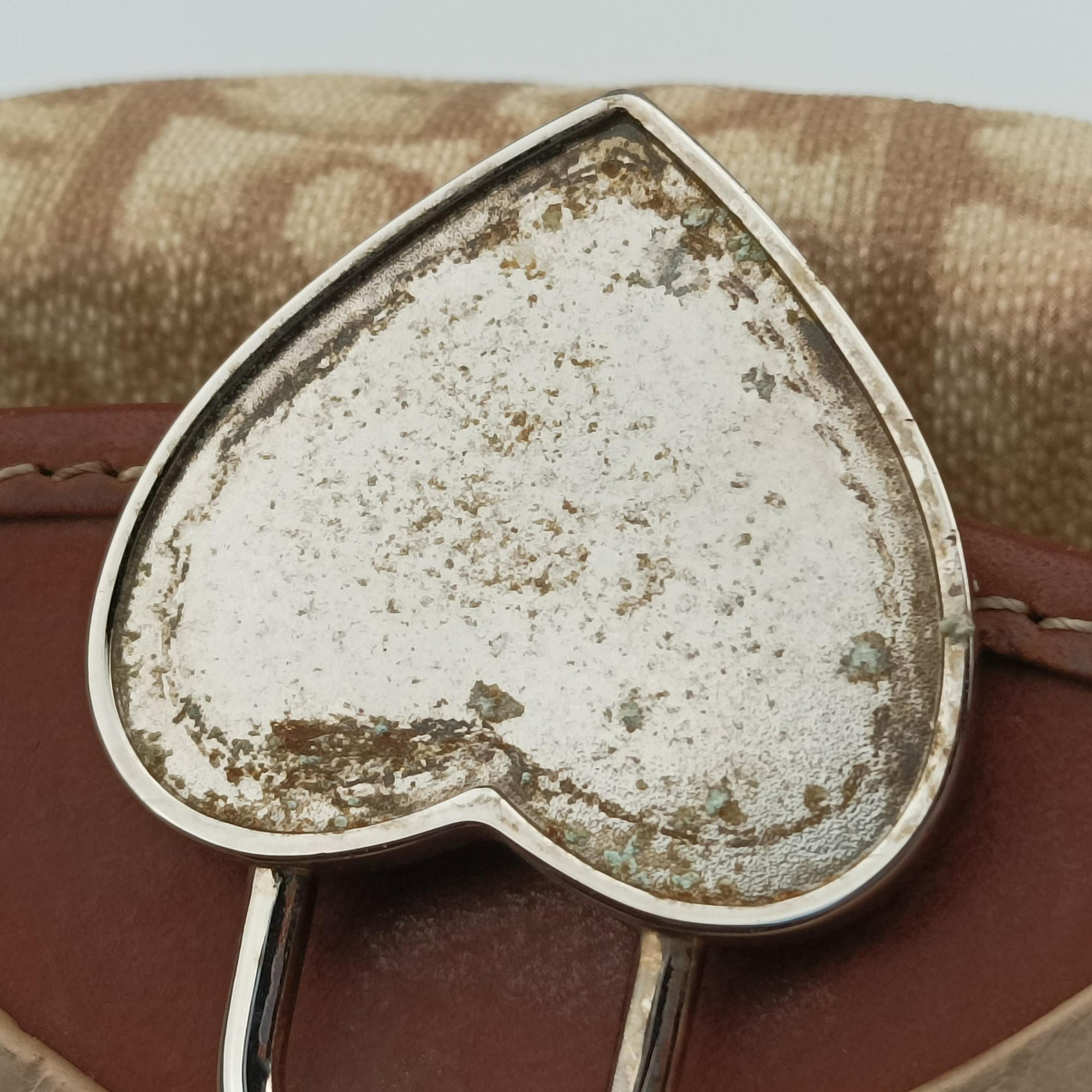 Secondhand Christian Dior Romantique Trotter Beige x White x Pink PVC Coated Canvas x leather  handbag | stylenewstar