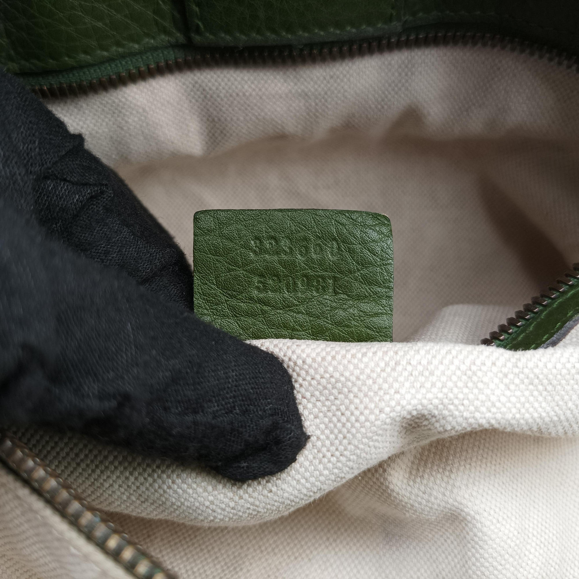 Vintage Gucci Bamboo Shopper Green Leather 323660 shoulderbag | stylenewstar