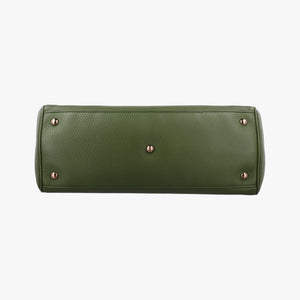 Vintage Gucci Bamboo Shopper Green Leather 323660 shoulderbag | stylenewstar