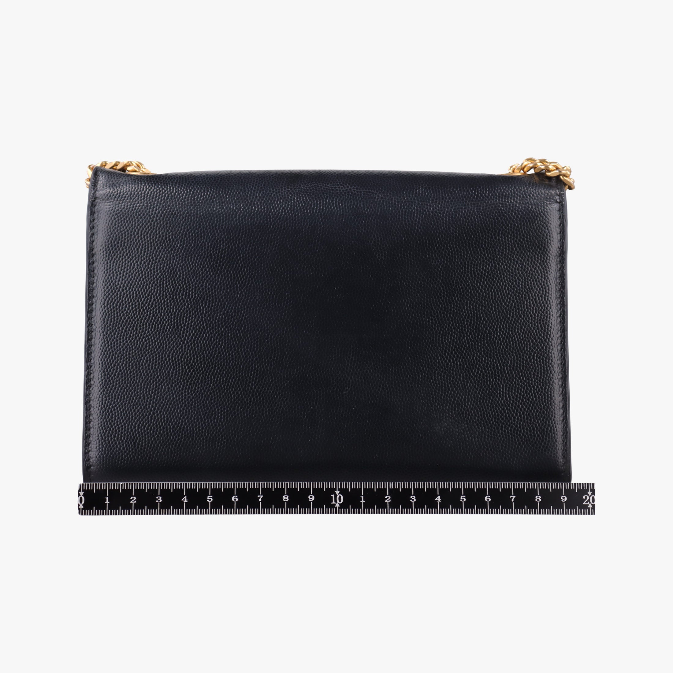 Pre-owned Yves Saint Laurent KATE Black Leather 469390 shoulderbag | stylenewstar