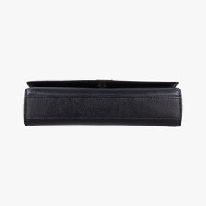 Pre-owned Yves Saint Laurent KATE Black Leather 469390 shoulderbag | stylenewstar