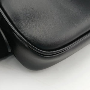 Vintage Miu Miu Logo belt Black leather  bum bag/waist bag | stylenewstar