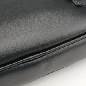 Vintage Miu Miu Logo belt Black leather  bum bag/waist bag | stylenewstar