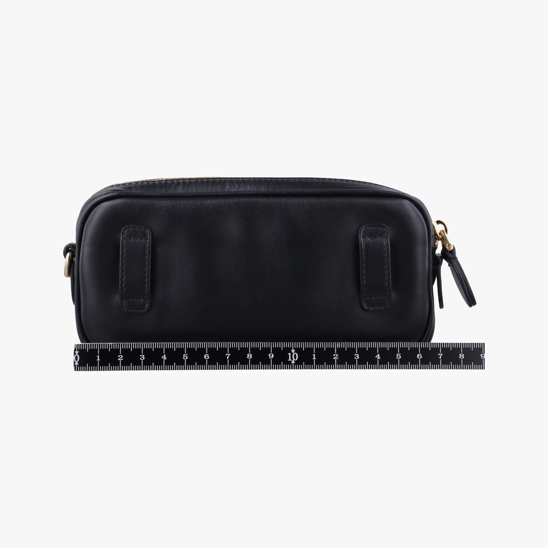 Vintage Miu Miu Logo belt Black leather  bum bag/waist bag | stylenewstar