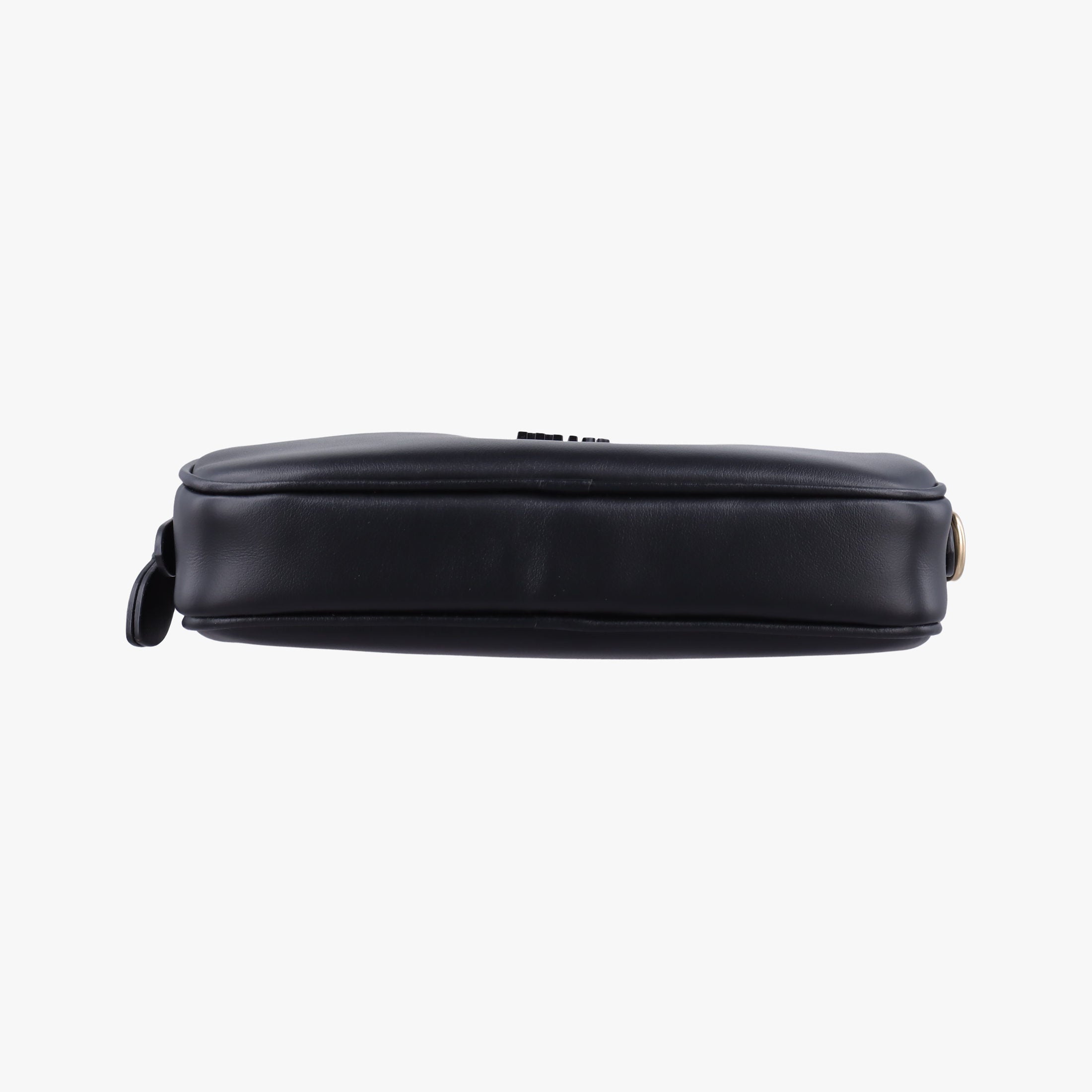 Vintage Miu Miu Logo belt Black leather  bum bag/waist bag | stylenewstar