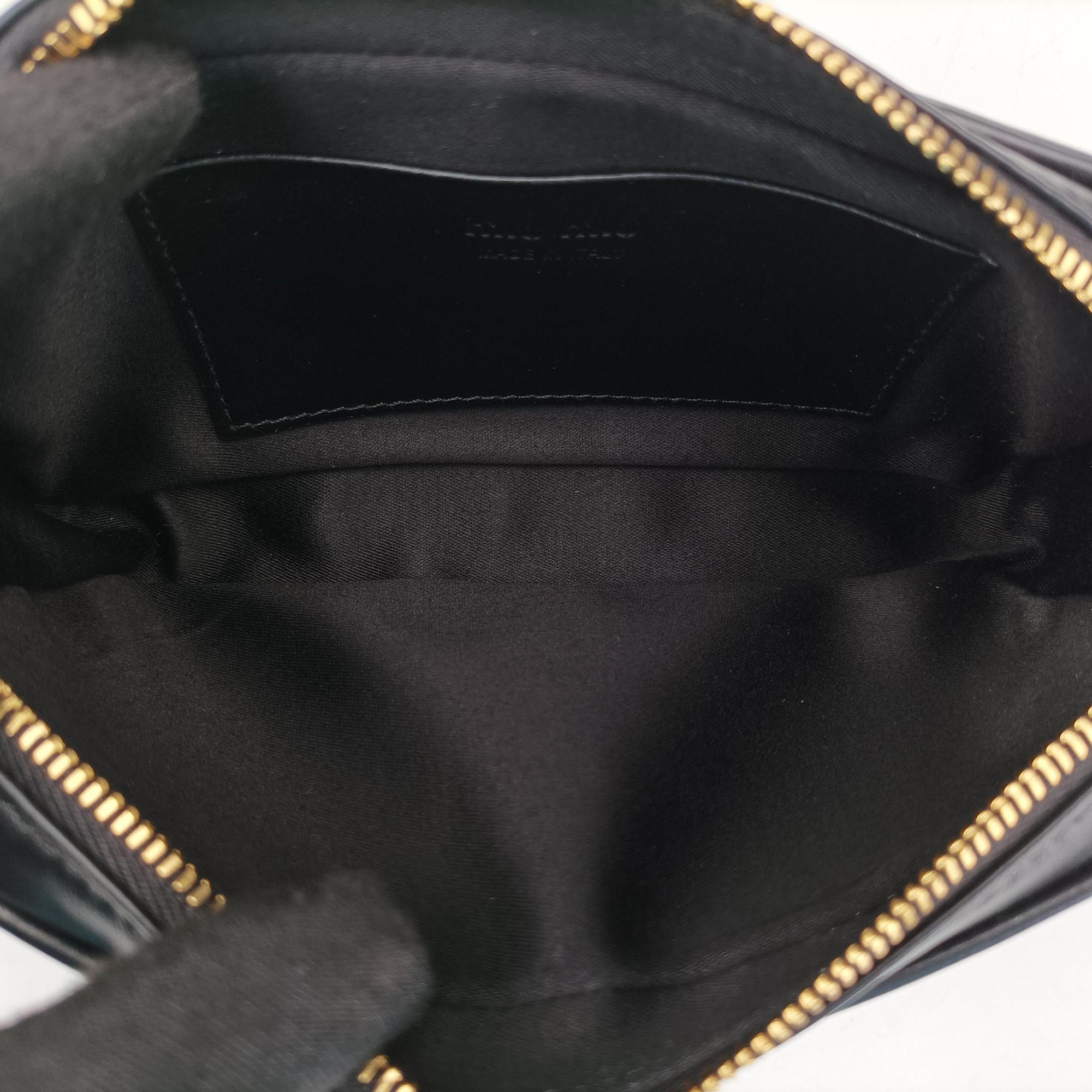 Vintage Miu Miu Logo belt Black leather  bum bag/waist bag | stylenewstar