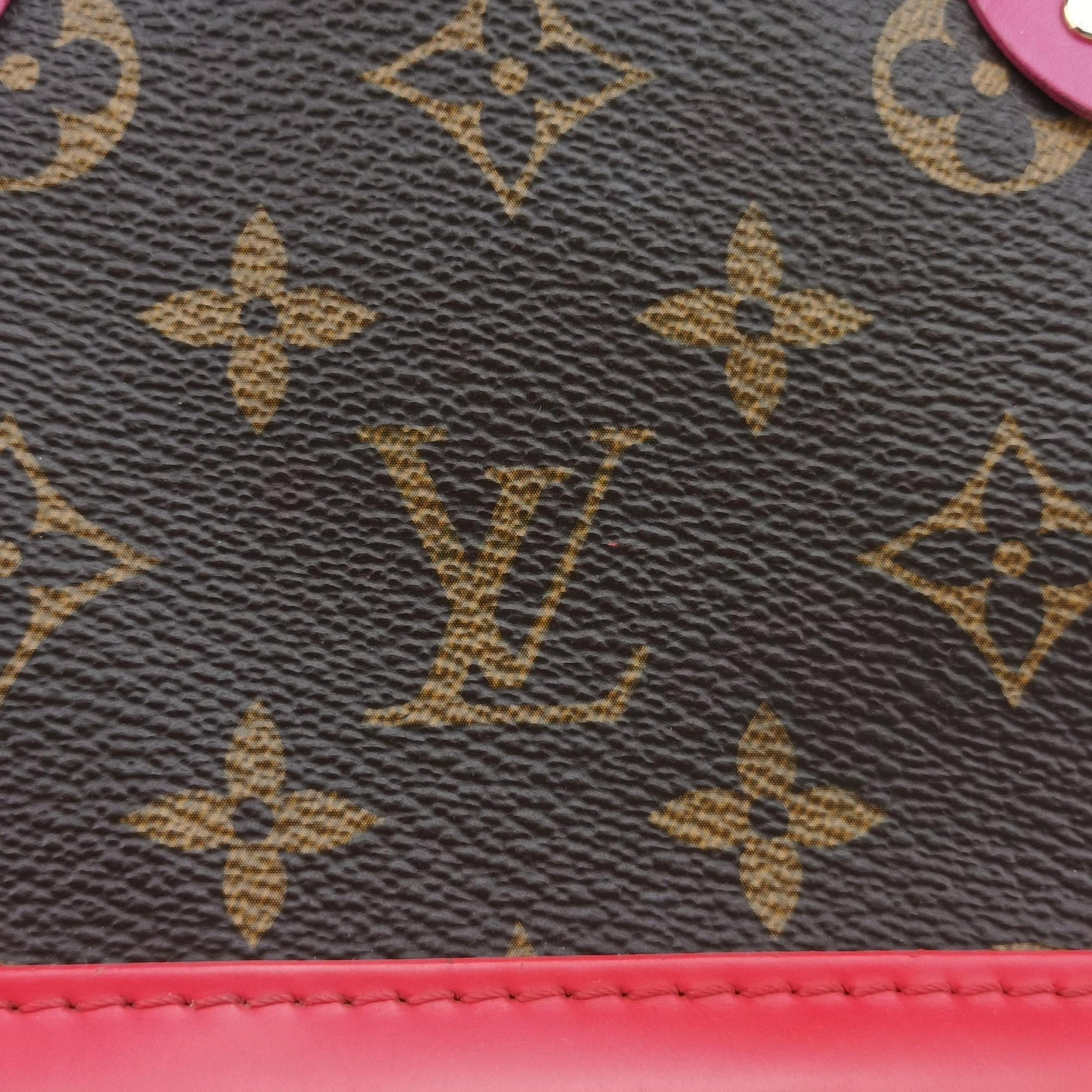Vintage Louis Vuitton Alma BB　 Brown×Flamingo Monogram Canvas aMonogram Totem M41659 shoulderbag | stylenewstar