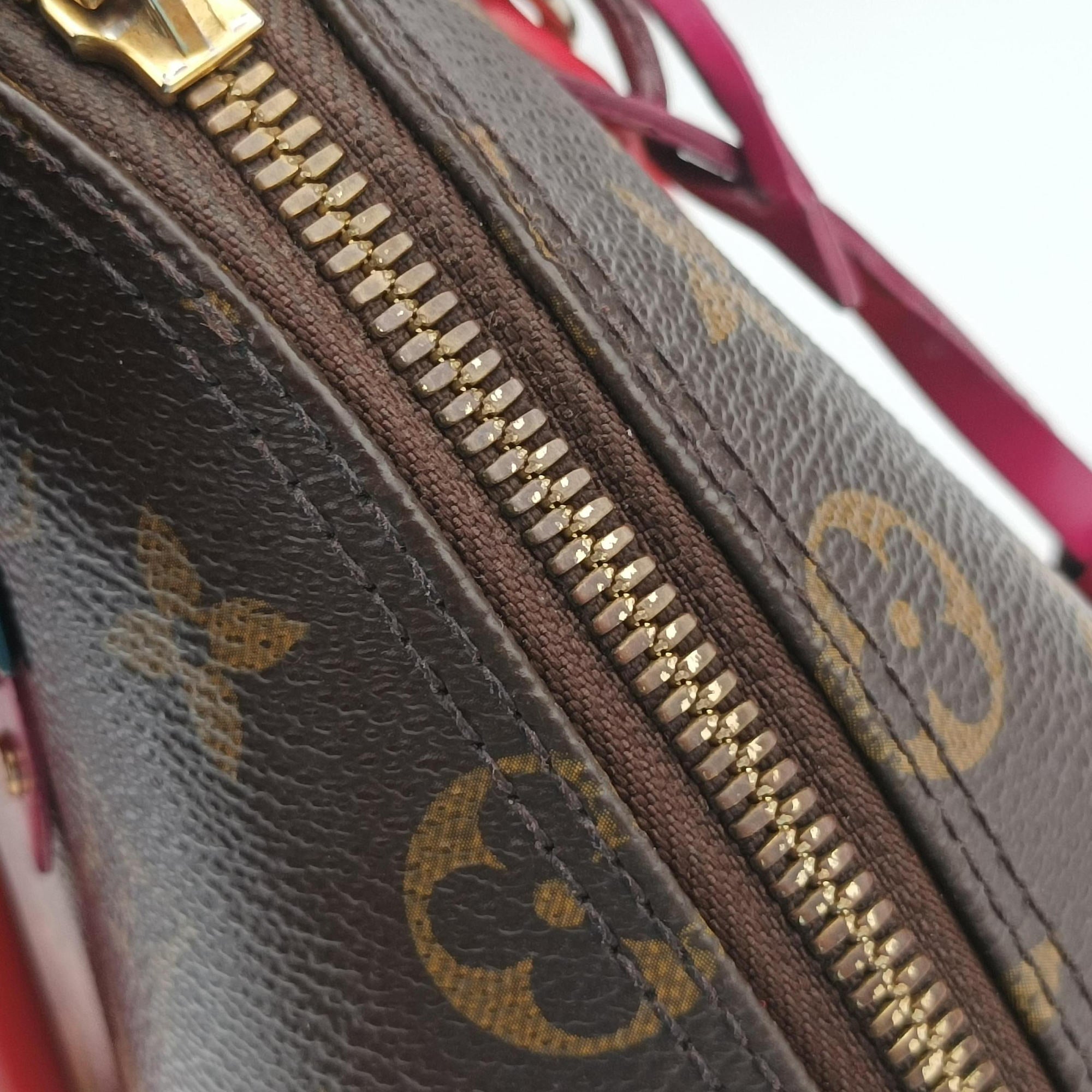 Vintage Louis Vuitton Alma BB　 Brown×Flamingo Monogram Canvas aMonogram Totem M41659 shoulderbag | stylenewstar
