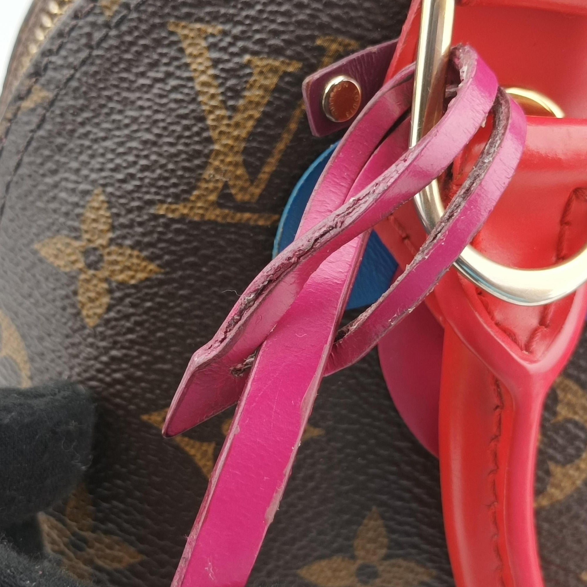 Vintage Louis Vuitton Alma BB　 Brown×Flamingo Monogram Canvas aMonogram Totem M41659 shoulderbag | stylenewstar
