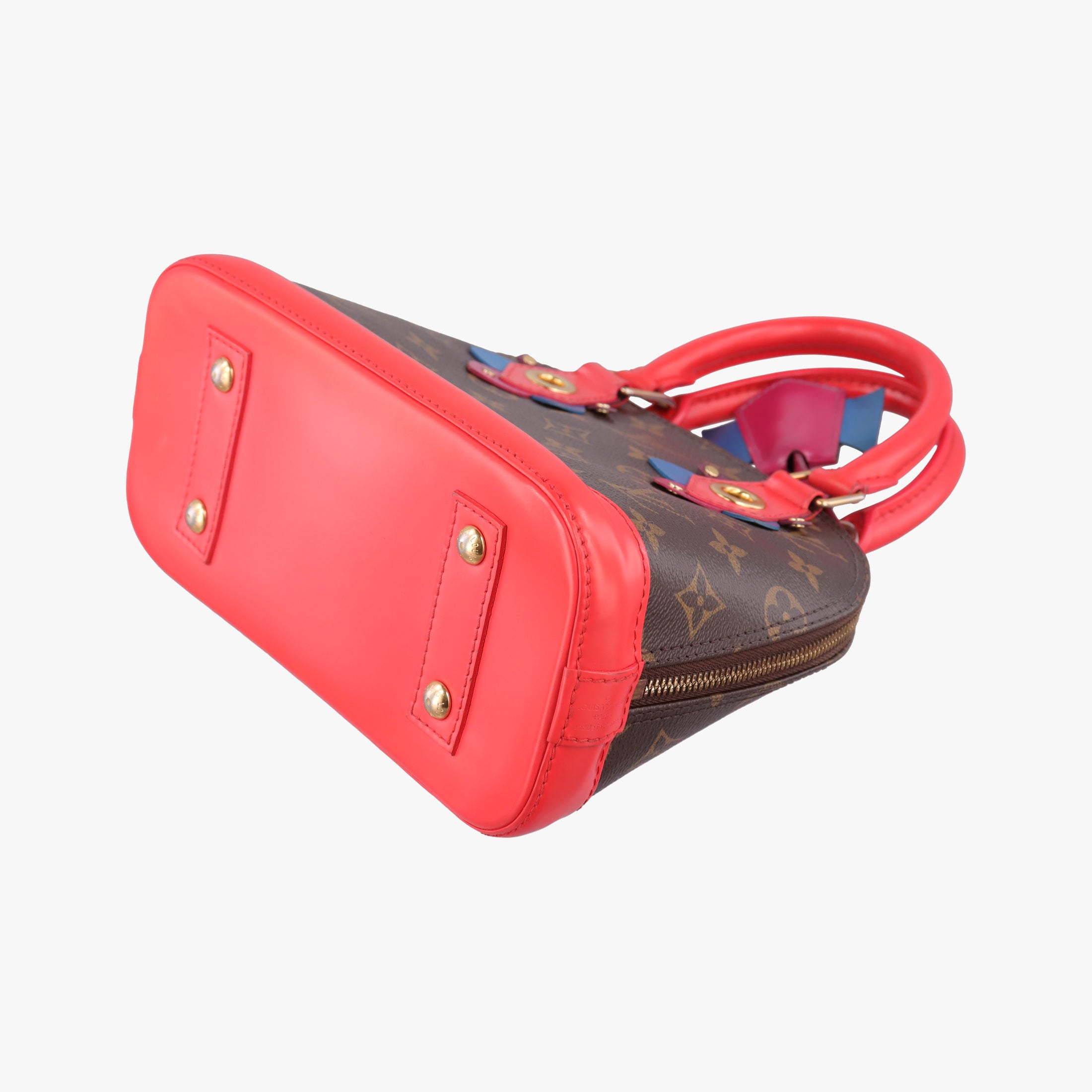 Vintage Louis Vuitton Alma BB　 Brown×Flamingo Monogram Canvas aMonogram Totem M41659 shoulderbag | stylenewstar