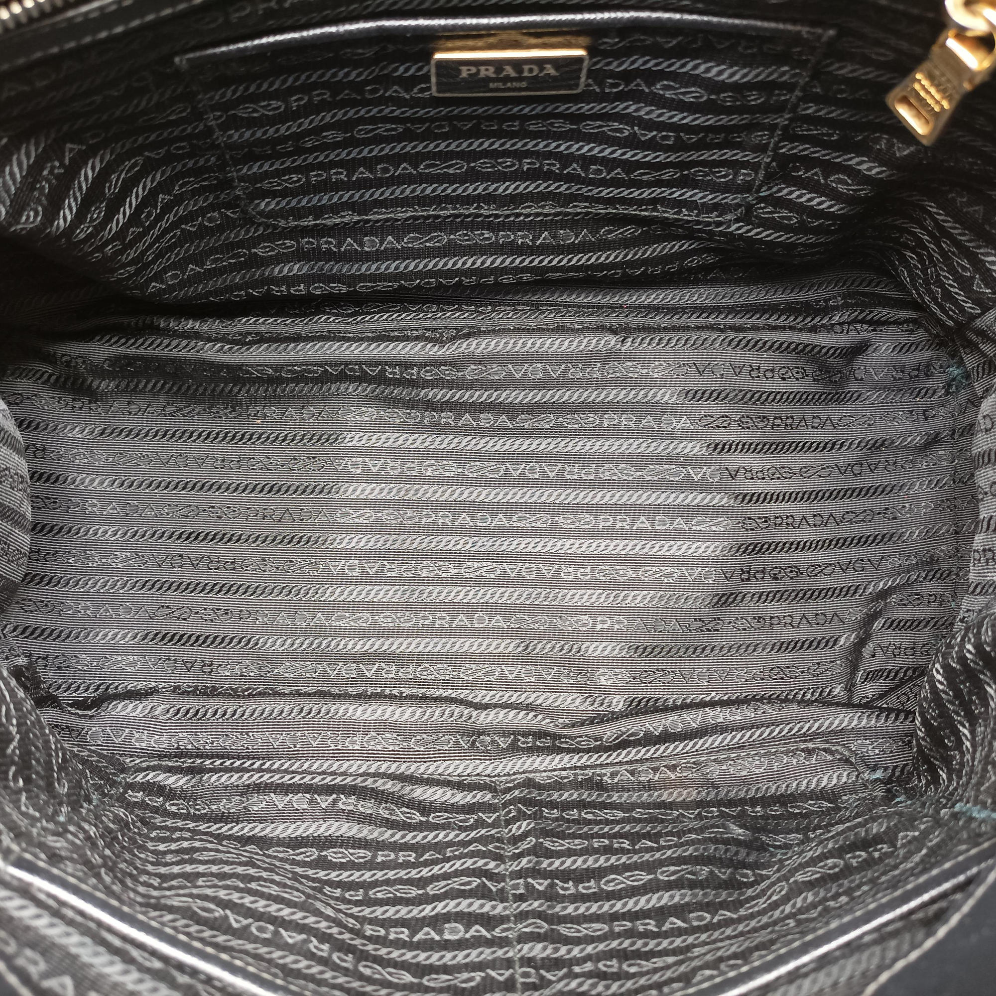 Vintage Prada Galleria Black SAFFIANO Leather BN2274 shoulderbag | stylenewstar