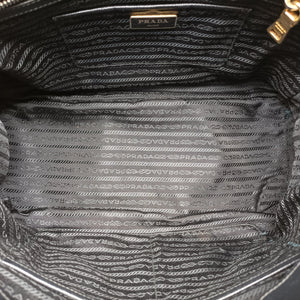 Vintage Prada Galleria Black SAFFIANO Leather BN2274 shoulderbag | stylenewstar