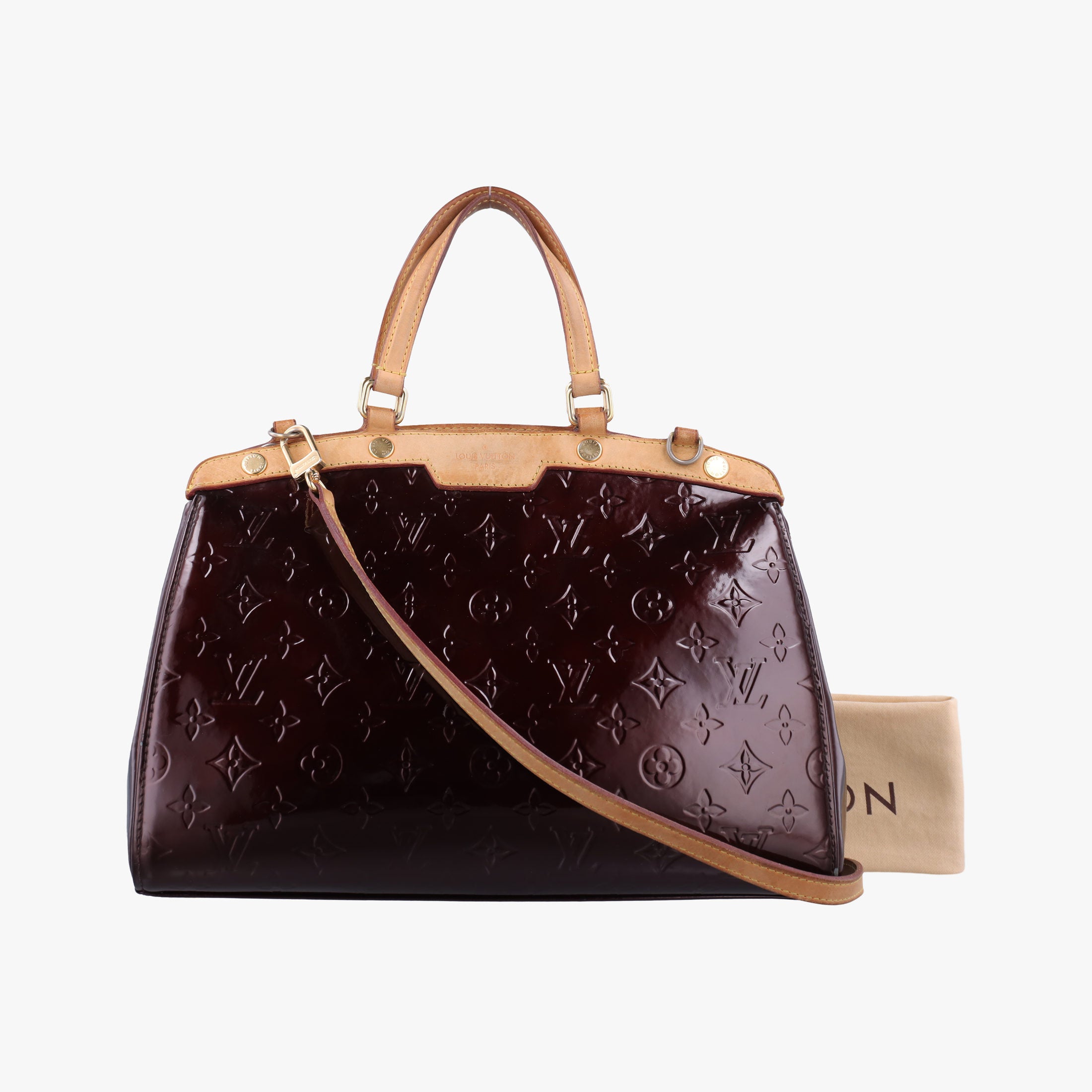 Vintage Louis Vuitton Brea MM AMARANTE Vernis M91619 shoulderbag | stylenewstar