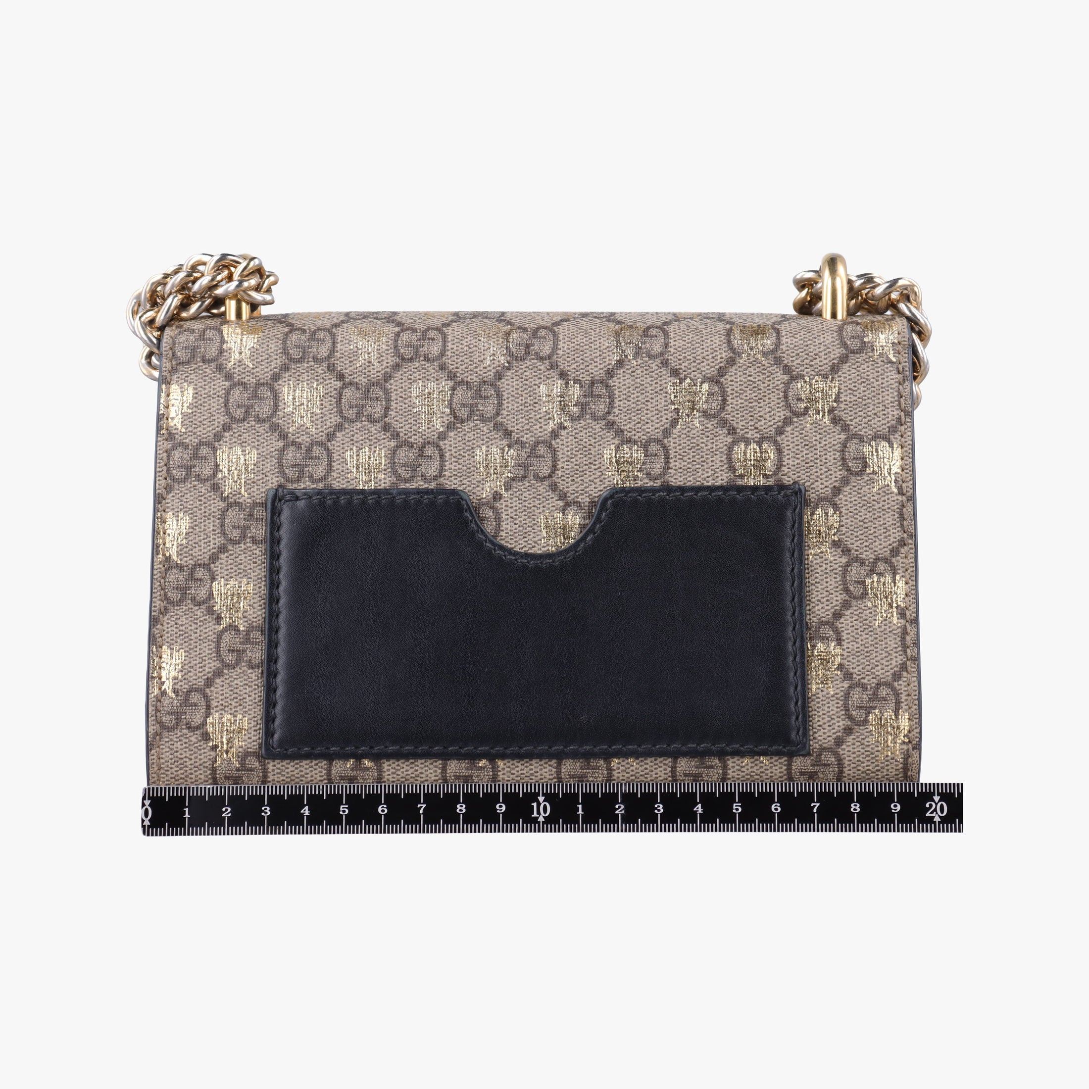 Vintage Gucci Padlock Beige x Black PVC coated canvas x leather 409487 shoulderbag | stylenewstar