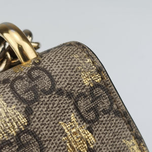 Vintage Gucci Padlock Beige x Black PVC coated canvas x leather 409487 shoulderbag | stylenewstar