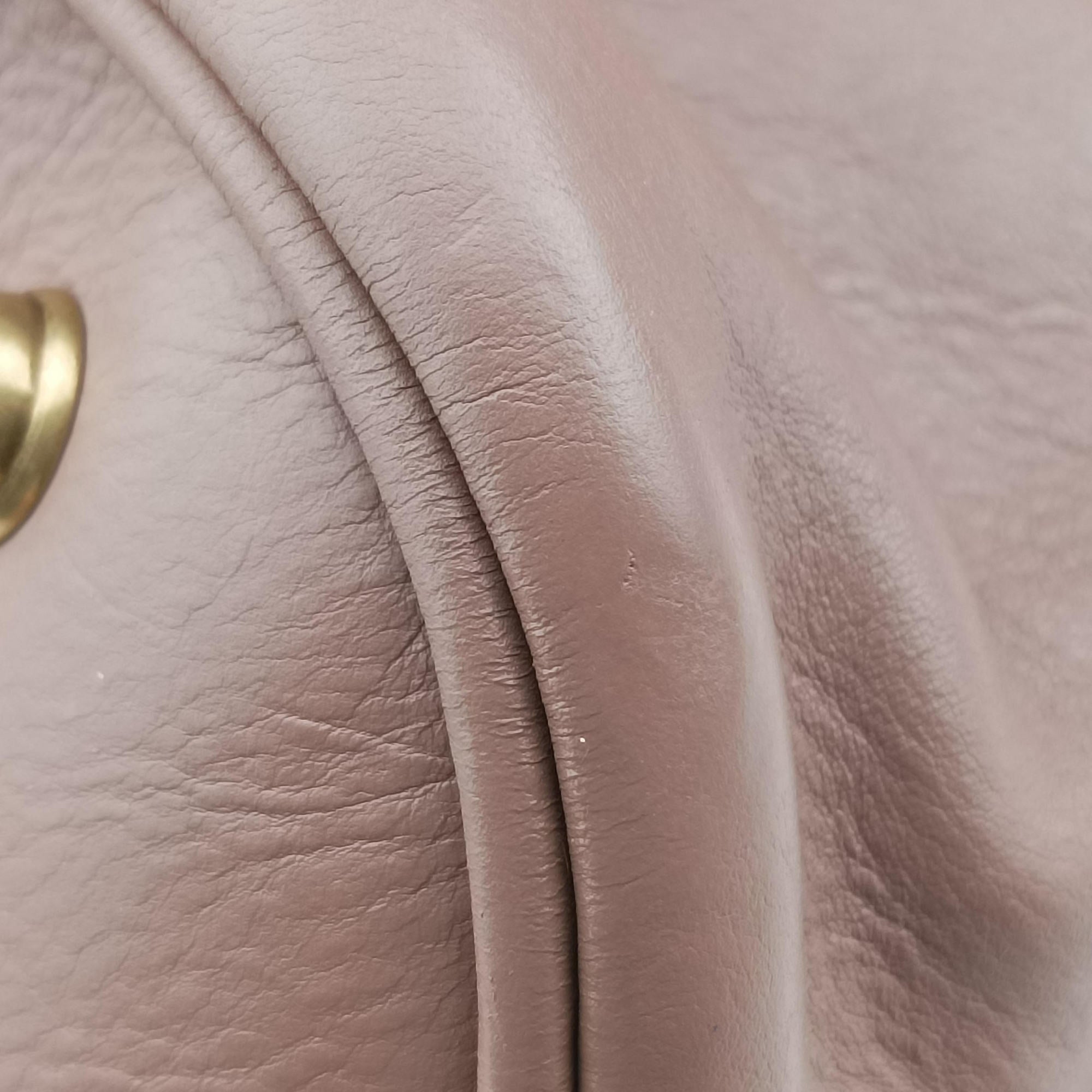 Secondhand Gucci Horsebit Slim Pink leather 309579 handbag | stylenewstar