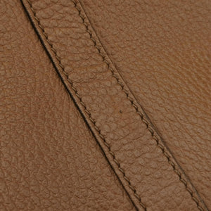 Pre-owned Gucci GG Charm Top Handle Camel Leather 339551 shoulderbag | stylenewstar