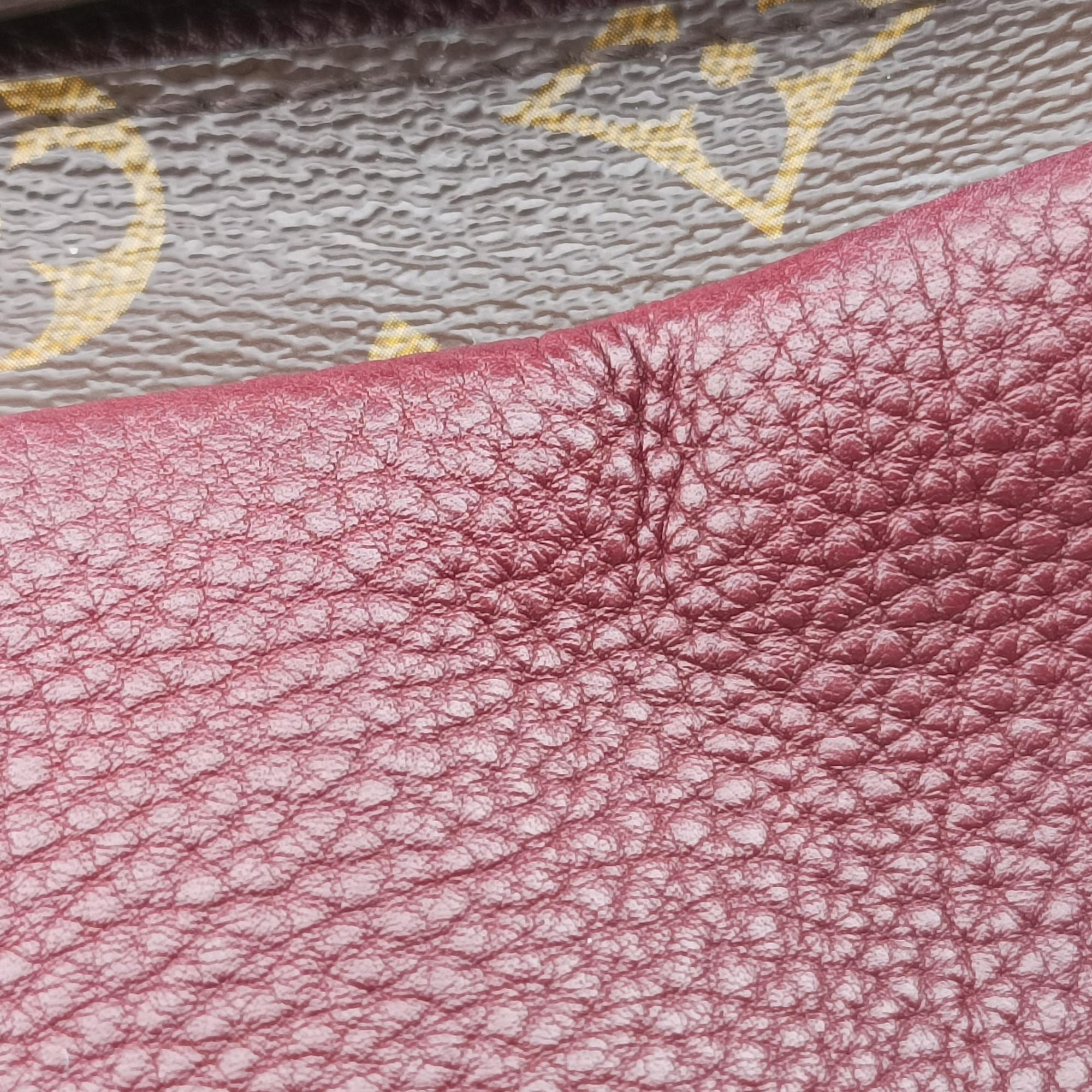 Secondhand Louis Vuitton OLYMPE Brown×QUETSCHE Monogram Canvas×calf leather M40926 shoulderbag | stylenewstar