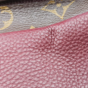 Secondhand Louis Vuitton OLYMPE Brown×QUETSCHE Monogram Canvas×calf leather M40926 shoulderbag | stylenewstar