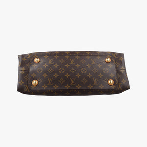 Secondhand Louis Vuitton OLYMPE Brown×QUETSCHE Monogram Canvas×calf leather M40926 shoulderbag | stylenewstar