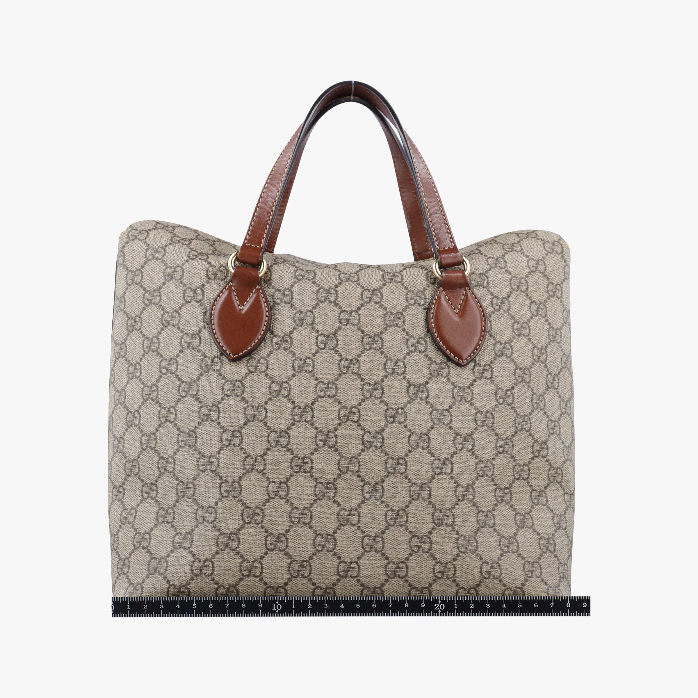 Pre-owned Gucci GG Blooms Brown PVC coated canvas 429147 shoulderbag | stylenewstar