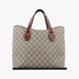 Pre-owned Gucci GG Blooms Brown PVC coated canvas 429147 shoulderbag | stylenewstar