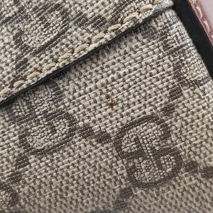 Pre-owned Gucci GG Blooms Brown PVC coated canvas 429147 shoulderbag | stylenewstar