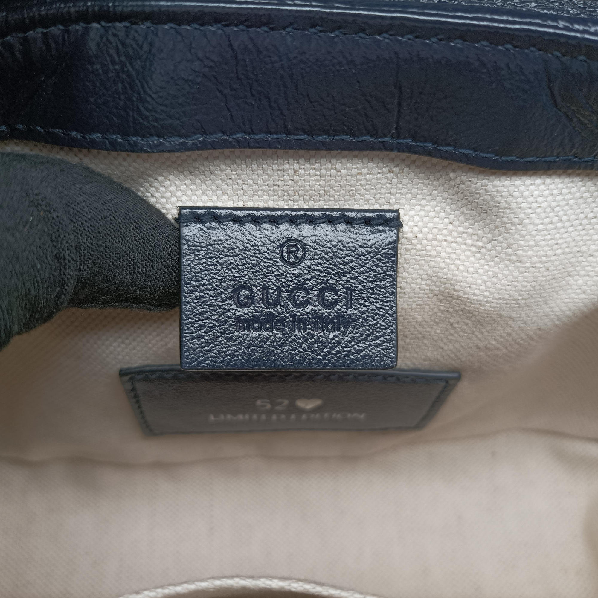 Secondhand Gucci GG Marmont Red×Black canvas 583571 shoulderbag | stylenewstar
