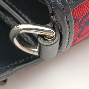 Secondhand Gucci GG Marmont Red×Black canvas 583571 shoulderbag | stylenewstar