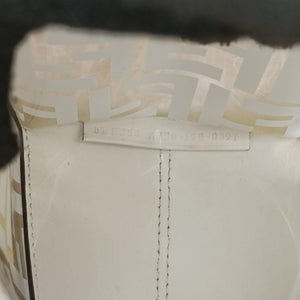 Secondhand Fendi Runaway Shopper White PVC coated canvas×Leather 8BH353 shoulderbag | stylenewstar
