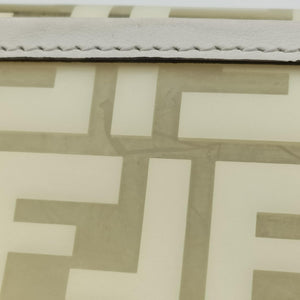 Secondhand Fendi Runaway Shopper White PVC coated canvas×Leather 8BH353 shoulderbag | stylenewstar