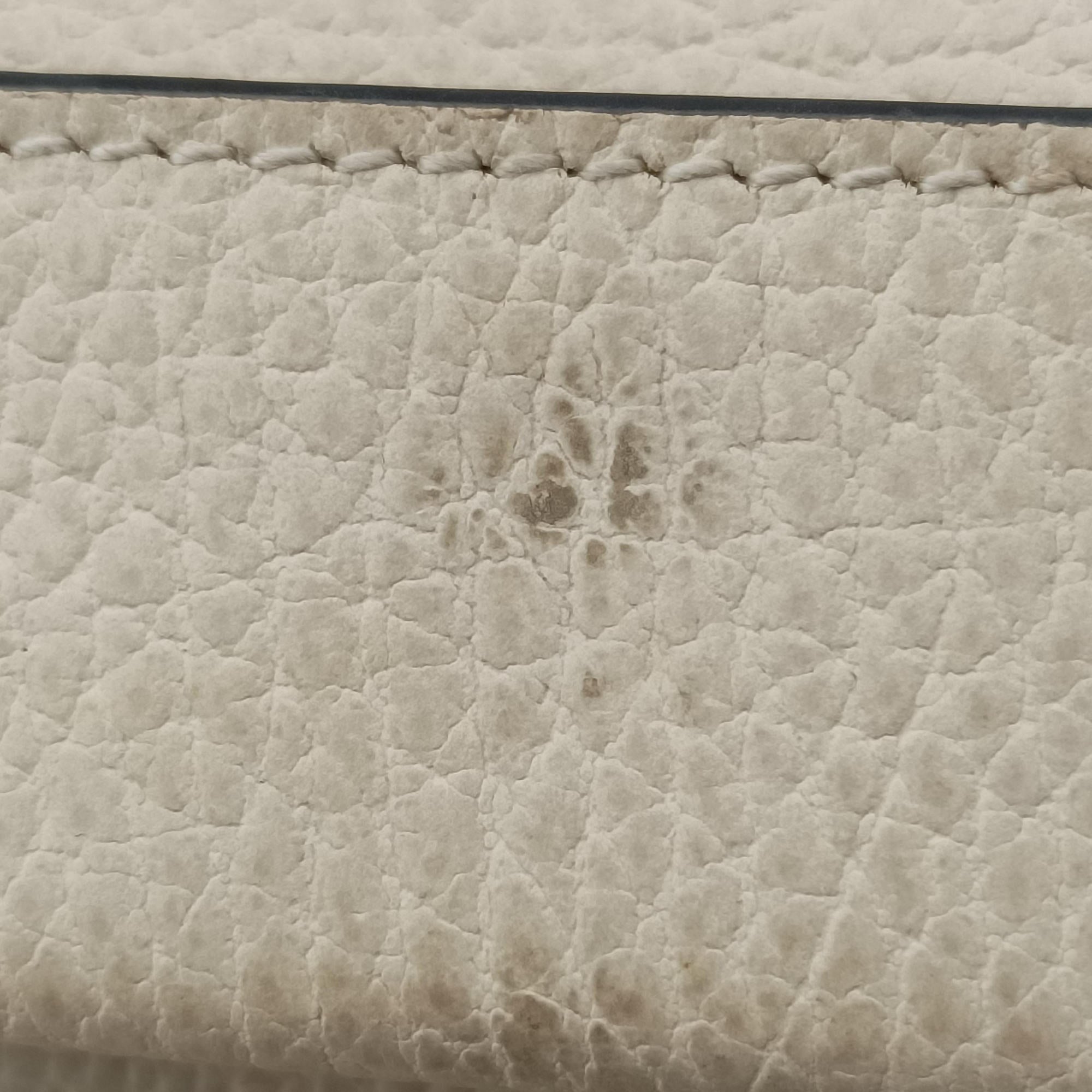 Pre-owned Gucci Dionysus White Leather 476432 shoulderbag | stylenewstar
