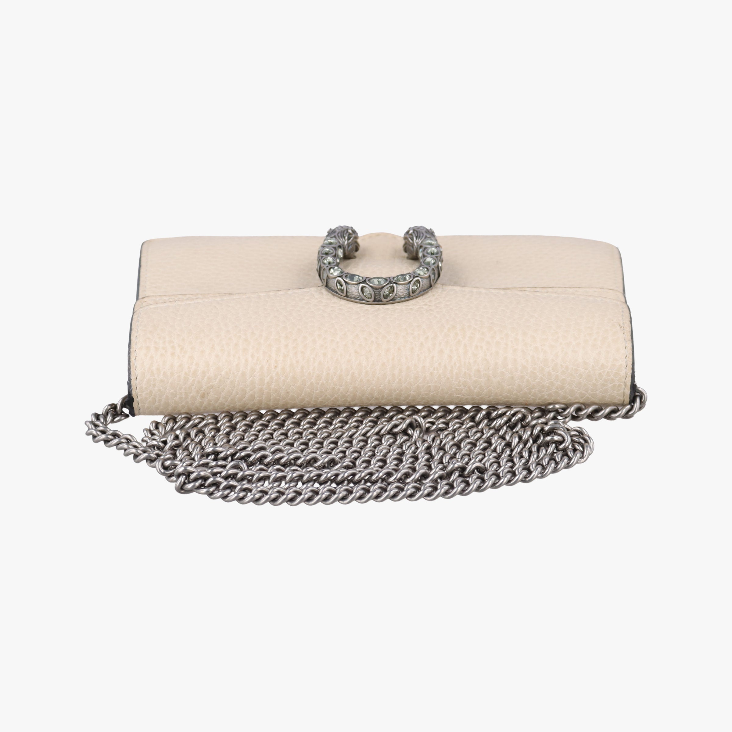 Pre-owned Gucci Dionysus White Leather 476432 shoulderbag | stylenewstar