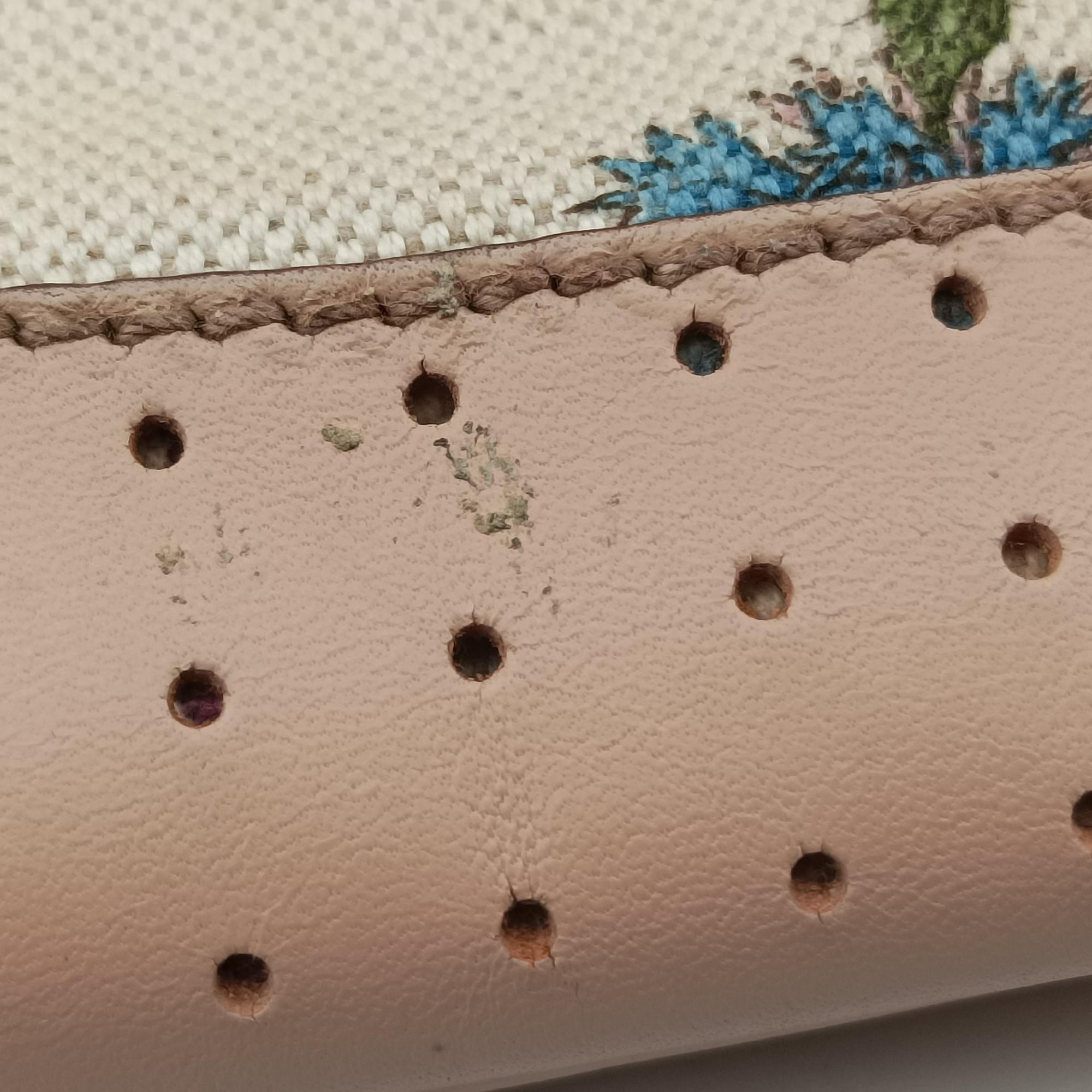 Pre-owned Gucci Flora Multicolour canvas×leather 145857 shoulderbag | stylenewstar