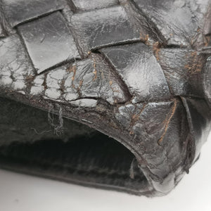 Secondhand Bottega Veneta Intrecciato Black lambskin  shoulderbag | stylenewstar