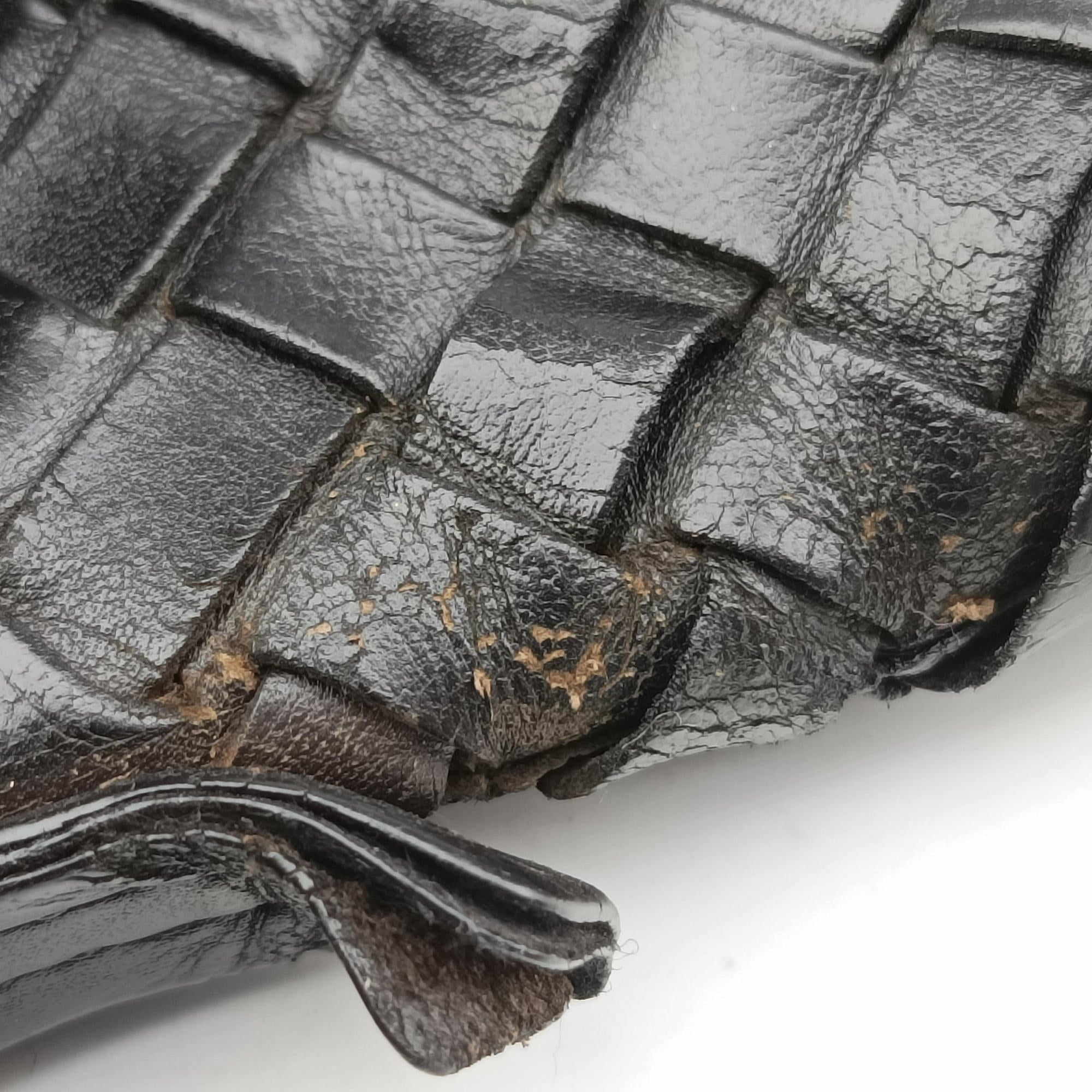 Secondhand Bottega Veneta Intrecciato Black lambskin  shoulderbag | stylenewstar