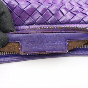 Secondhand Bottega Veneta Intrecciato Purple lambskin  shoulderbag | stylenewstar