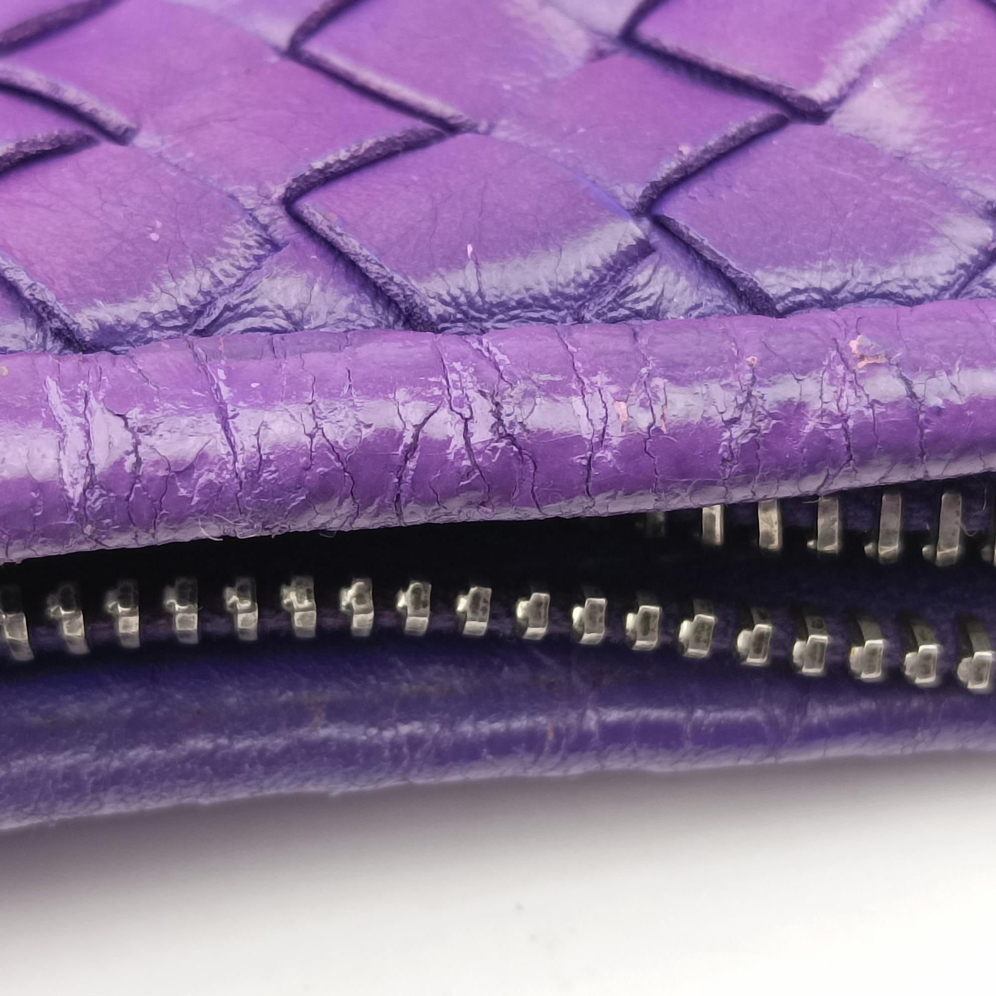 Secondhand Bottega Veneta Intrecciato Purple lambskin  shoulderbag | stylenewstar