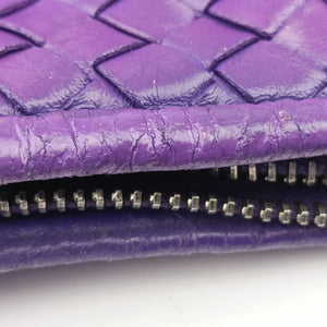 Secondhand Bottega Veneta Intrecciato Purple lambskin  shoulderbag | stylenewstar