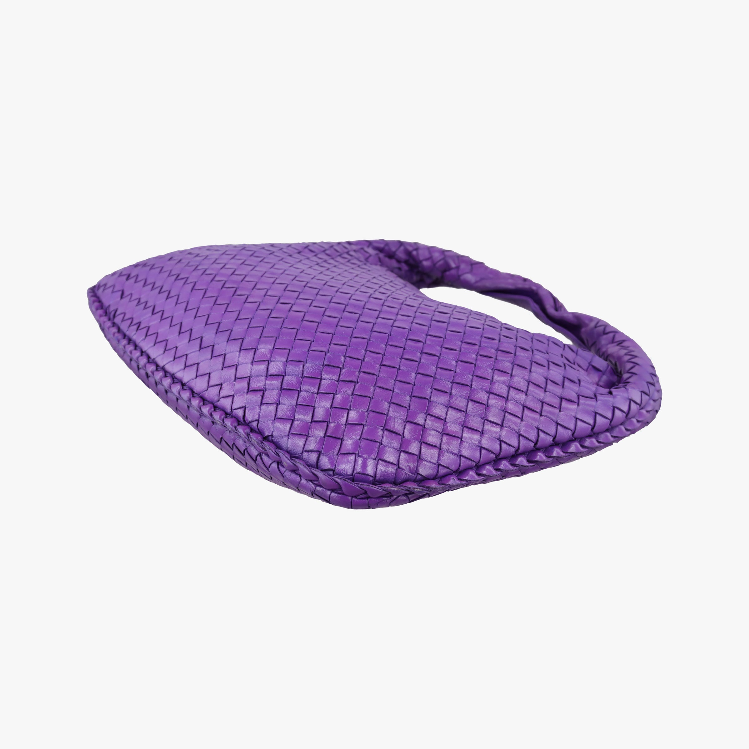 Secondhand Bottega Veneta Intrecciato Purple lambskin  shoulderbag | stylenewstar